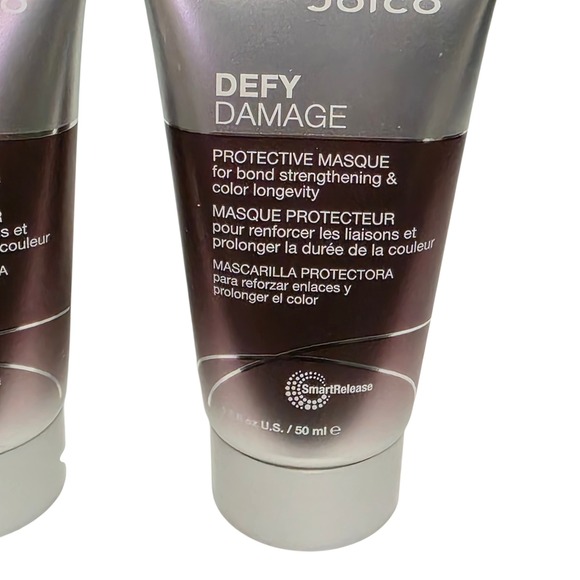 2 x JOICO Defy Damage Protective Masque Hair Treatment Color Longevity 1.7 oz - Picture 3 of 4